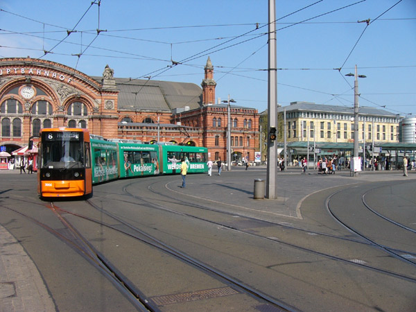 Tw 3066 Hauptbahnhof. Foto: Ingo Teschke